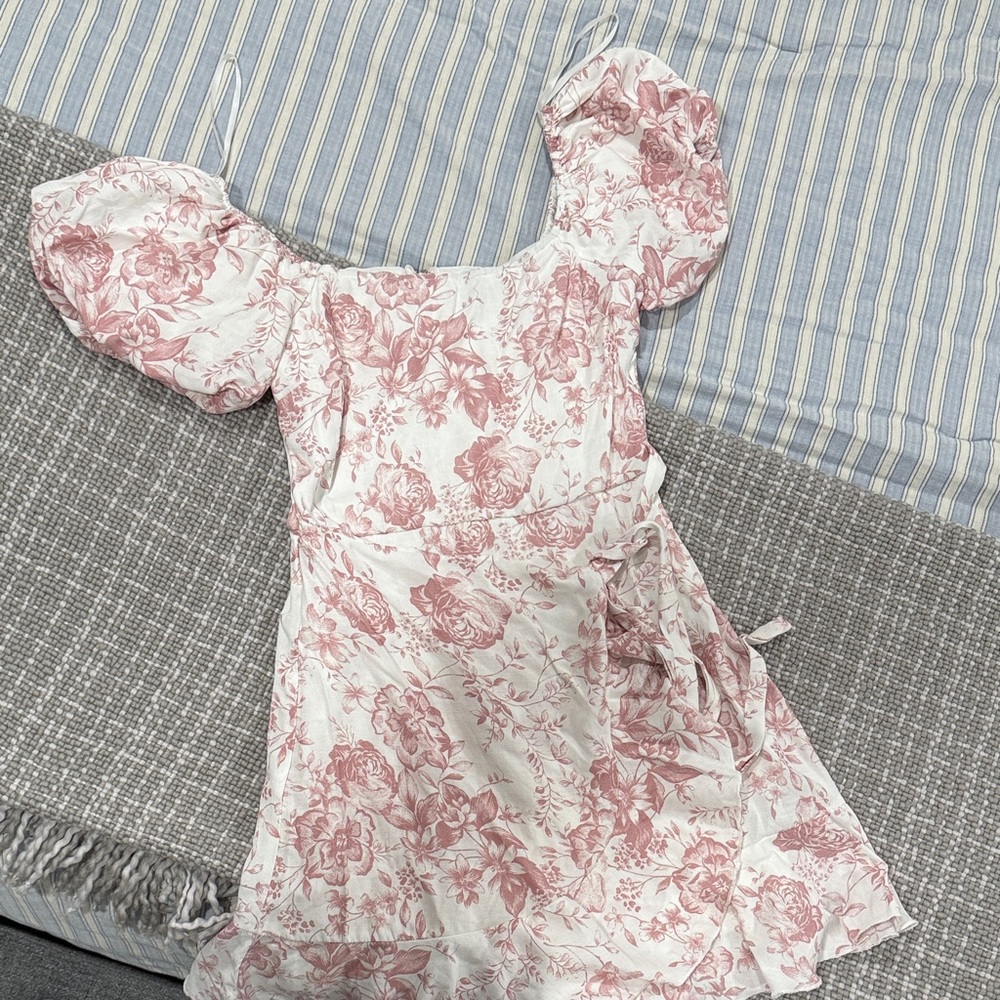 Trixxi Pink Floral Kids Dress
